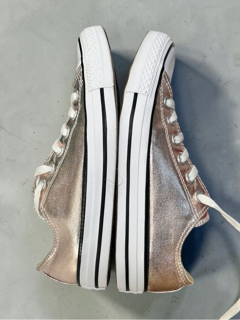 Converse Chuck Taylor All Star Rose Quartz Metallic Low Top Women’s 8 - Picture 10 of 11